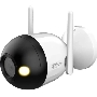 Уличная цилиндрическая IP-видеокамера DAHUA DH-IPC-F2CP-PV-0280B Smart Dual Light 2Мп, 1/3” CMOS, объектив 2.8мм, видеоаналитика, ИК 30м, LED 30м, микрофон, динамик, Wi-Fi 2.4ГГц, IP67, металл пластик