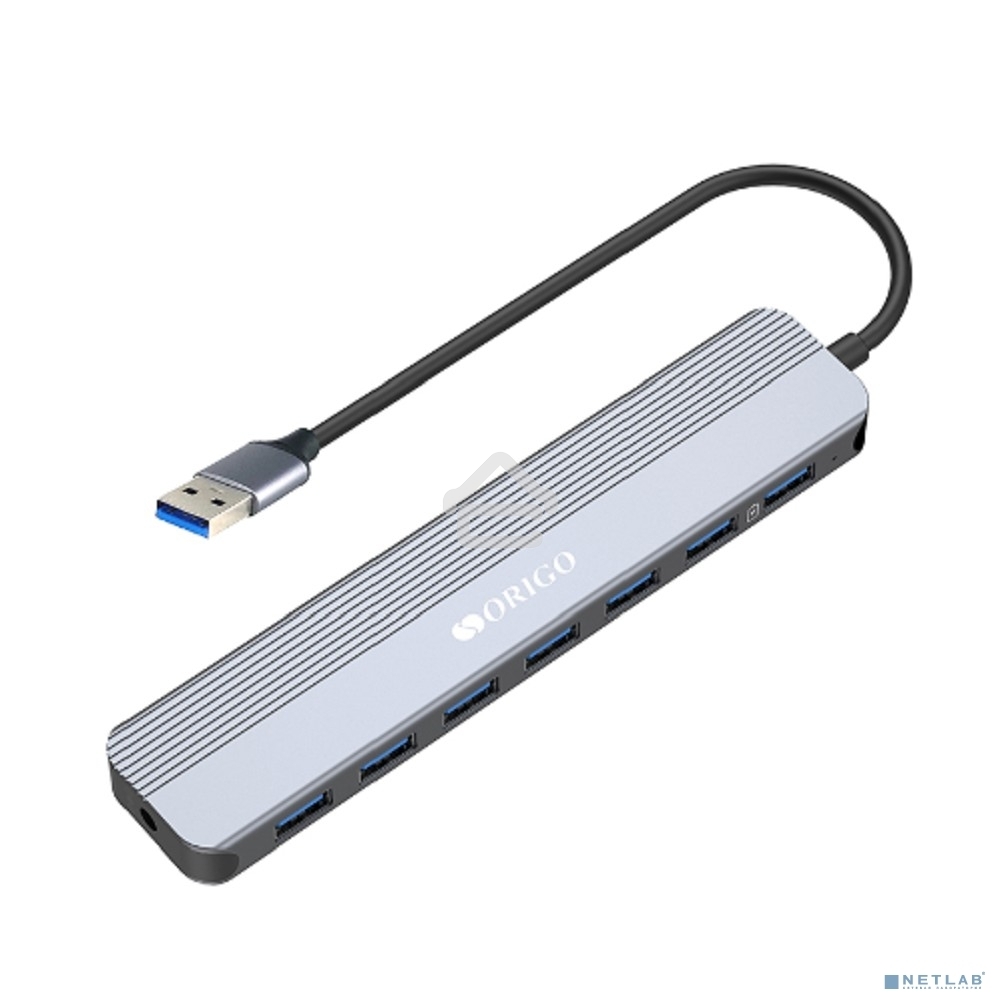Концентратор USB-A ORIGO OU2270P/A1A с 7 портами USB 3.0 (1 порт быстрой зарядки)