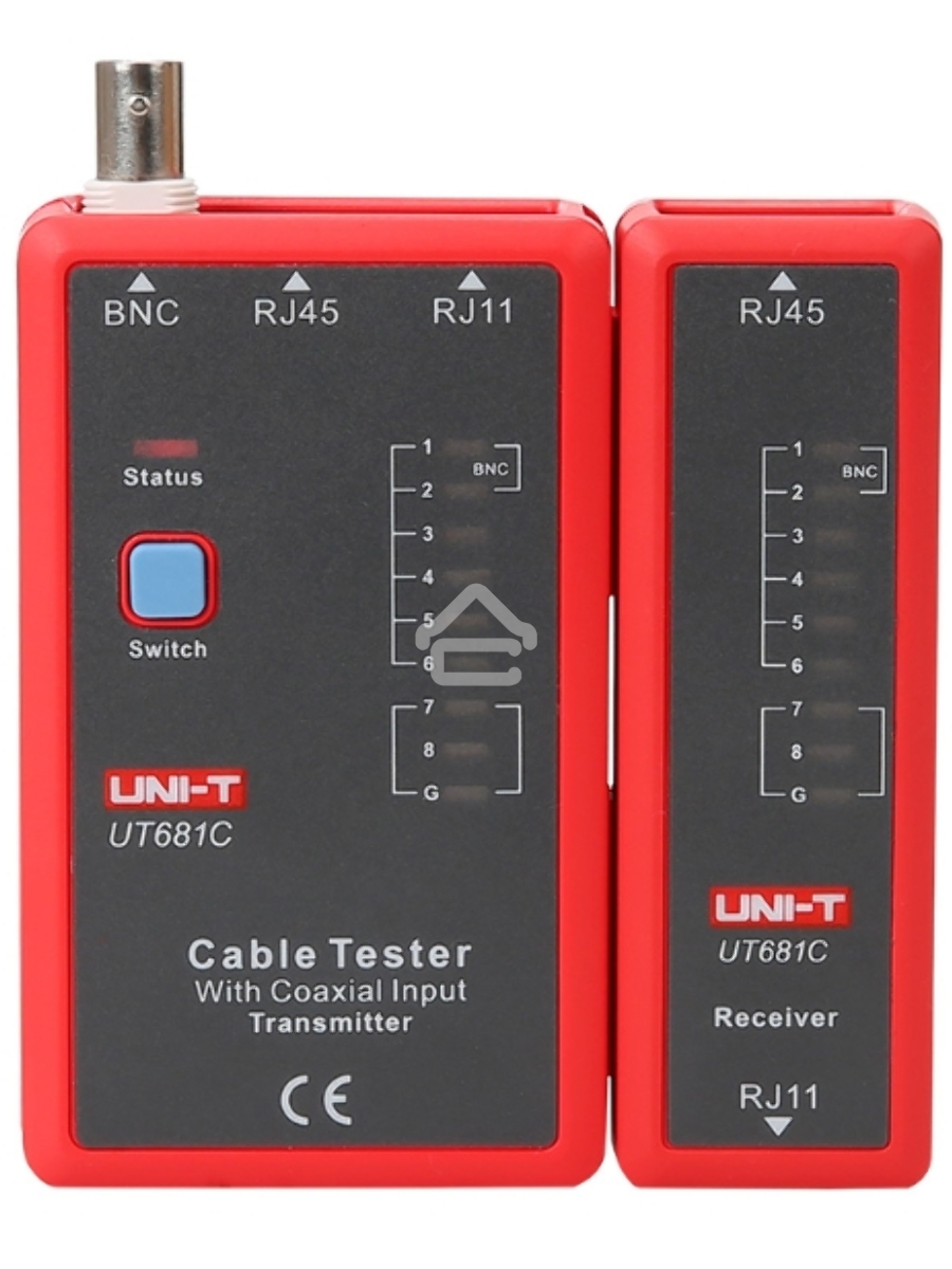 Кабельный тестер Uni-T UT681C, RJ45, RJ 11/12 и BNC