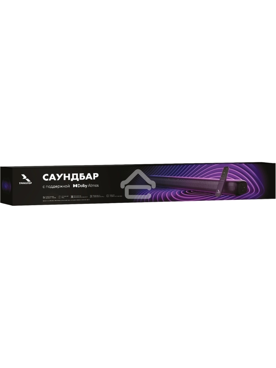 Саундбар Триколор TR-SB-02 2.1 100Вт+40Вт черный