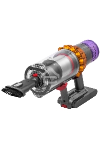 Пылесос вертикальный Dyson V15 Detect Absolute (SV47) желтый/никель, питание от аккумулятора, 220 Вт, уборка сухая, пылесборник 0.76 л, работа от АКБ max - 60 мин