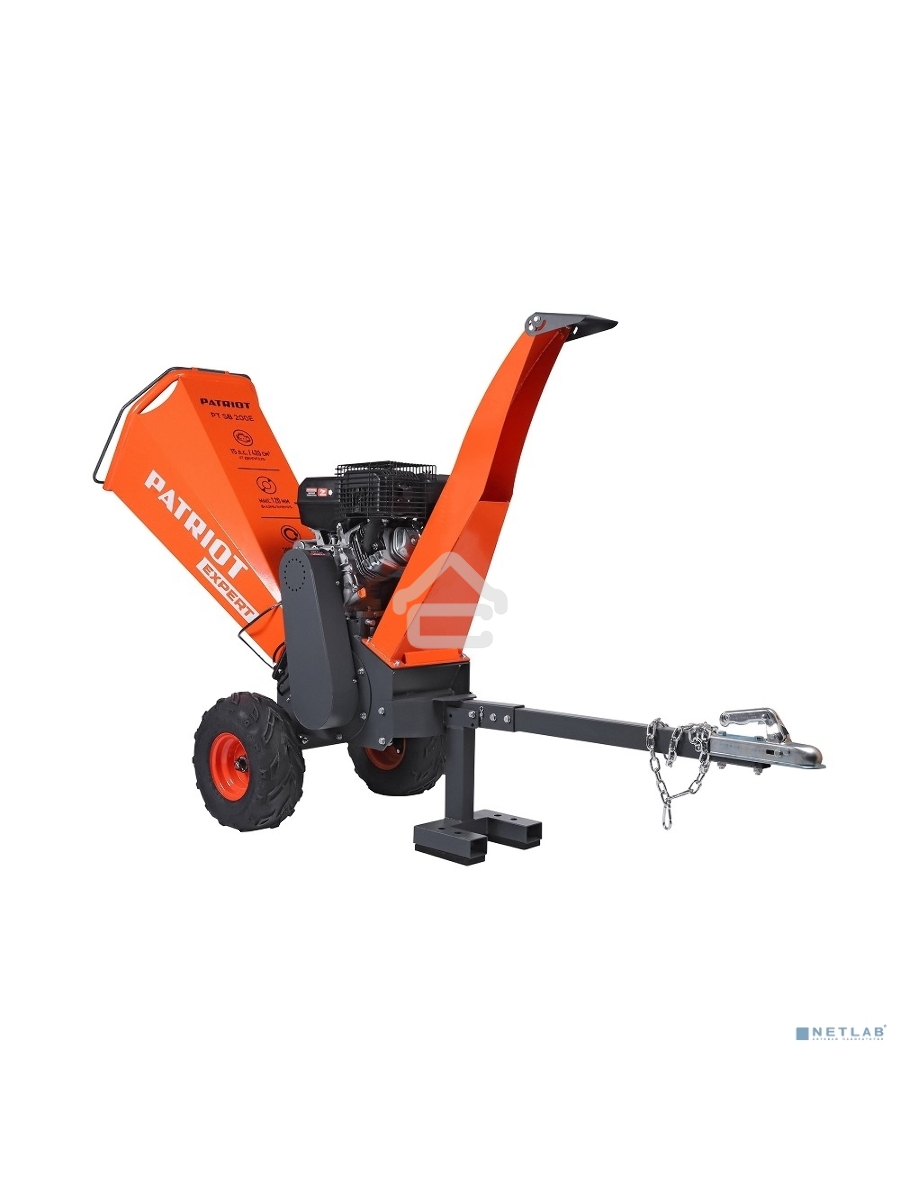 Измельчитель бензиновый PATRIOT PT SB200 E, 13л.с. электрозапуск, макс диаметр веток 100мм