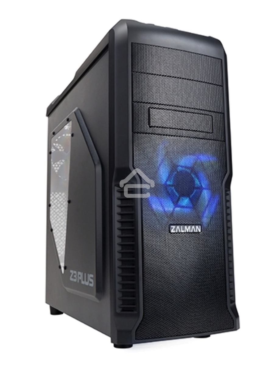Компьютерный корпус Zalman Z3 Plus черный w/o PSU ATX 1x80mm 1x92mm 2x120mm 2xUSB2.0 1xUSB3.0 audio bott PSU