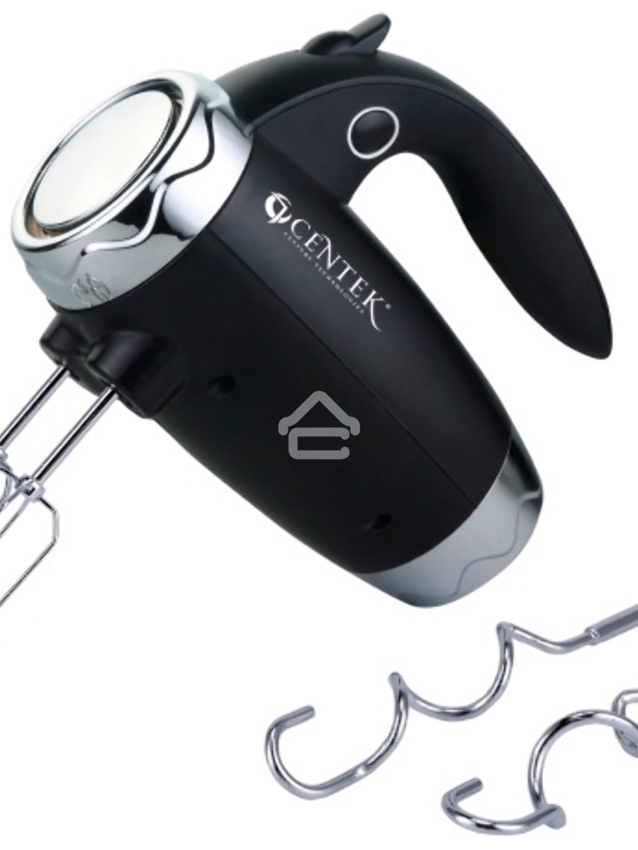 Миксер Centek CT-1115 черный/хром 350Вт