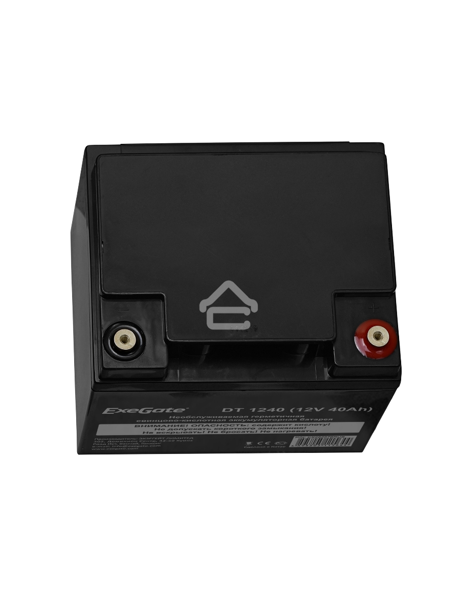 Батарея ExeGate DT 1240 (12V 40Ah), клеммы под болт М6
