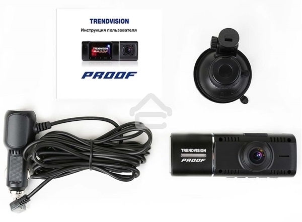 Видеорегистратор TrendVision Proof PRO GPS черный 1080x1920 146гр. GPS