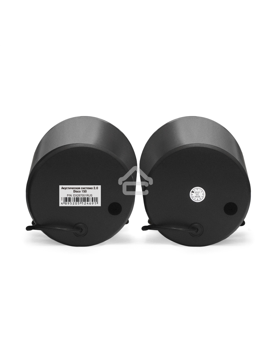 Акустическая система 2.0 ExeGate EX287051RUS Disco 150 (питание USB, 2х5Вт (10Вт RMS), 100-20000Гц, черный)