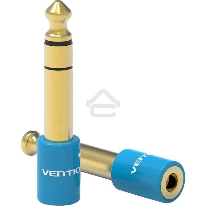 Переходник Vention Jack 3.5 мм F/6,5 мм M VAB-S01-L