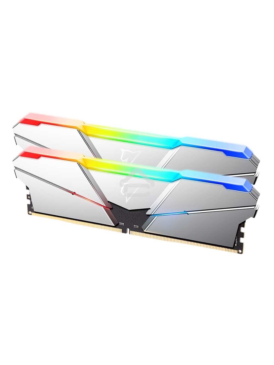 Оперативная память NETAC Shadow, DDR5, 32GB (2x16 GB), 4800 MHz, CL40, DIMM, радиатор, RGB, серебристый