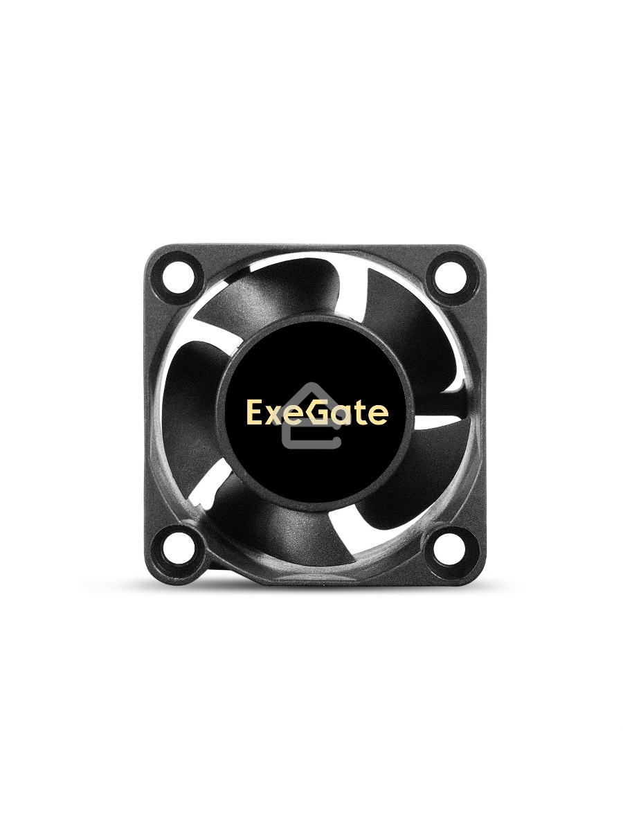 Вентилятор для корпуса ExeGate EX04020S2P черный, 40 мм, 6500 об/мин, 28 дБ, 2 pin