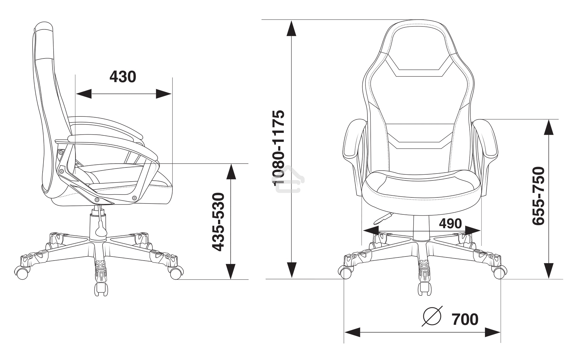 Кресло игровое Zombie 10 черный/красный искусст.кожа/ткань крестовина пластик