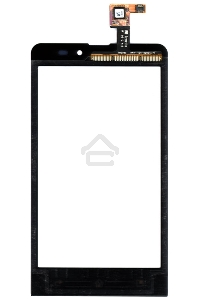 Сенсорное стекло (тачскрин) для LG OPTIMUS LTE Tag, черное