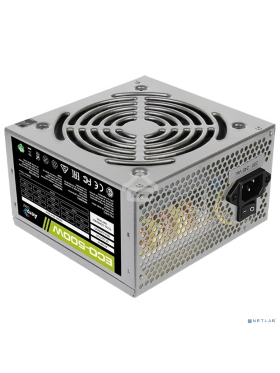 Блок питания Aerocool / Formula ECO-500W, 500Вт, 120мм, серый