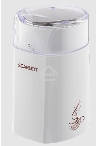 Кофемолка Scarlett SC-CG44506 160Вт сист.помол.:ротац.нож вместим.:65гр белый