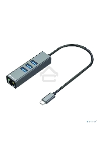 Сетевой адаптер ORIGO OU330N/A1A USB-C, 3xUSB 3.0, 1x1000Base-T