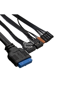 Компьютерный корпус Minitower ExeGate BAA-109U2-AAA450 (mATX, AAA450 8см, 2*USB+2*USB3.0, аудио, черный)