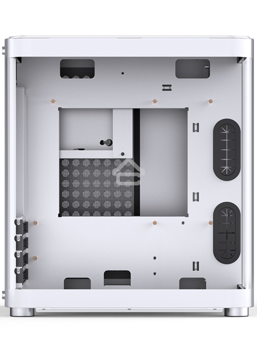 Корпус без блока питания JONSBO TK-1, Mini-Tower, TG, no fan, 1xUSB-A 3.2 + 1xUSB-C 3.2, mATX, mITX White