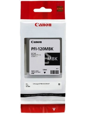 Картридж струйный Canon PFI-120 MBK 2884C001 черный матовый (130мл) для Canon Canon imagePROGRAF TM-200/205