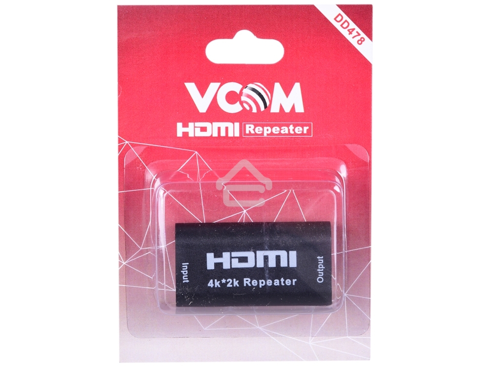 Усилитель (Repeater) HDMI сигнала до 40m VCOM <DD478>