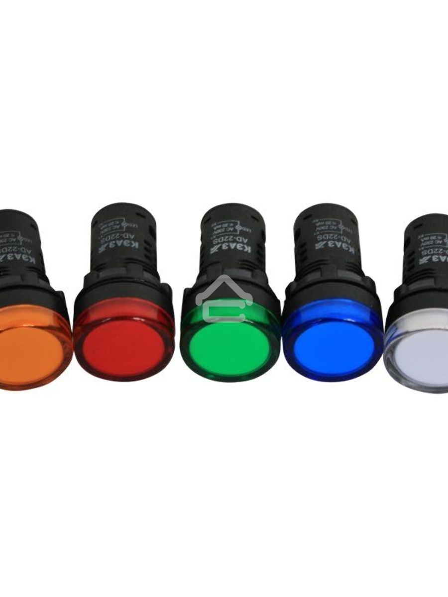 Лампа AD22DS(LED) матрица 22мм 230В жел. КЭАЗ 238573
