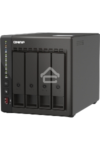 Сетевое хранилище SMB QNAP TS-453E-8G NAS, 4-tray w/o HDD. 2xHDMI-port. 4-core Celeron J6412 2-2.6 GHz, 8GB DDR,  2x2.5Gb LAN, 2 x M.2 2280 PCIe Gen 3 x2, 2x USB 3.2 Gen 2 (10Gbps) Port, 2x USB 2.0 port