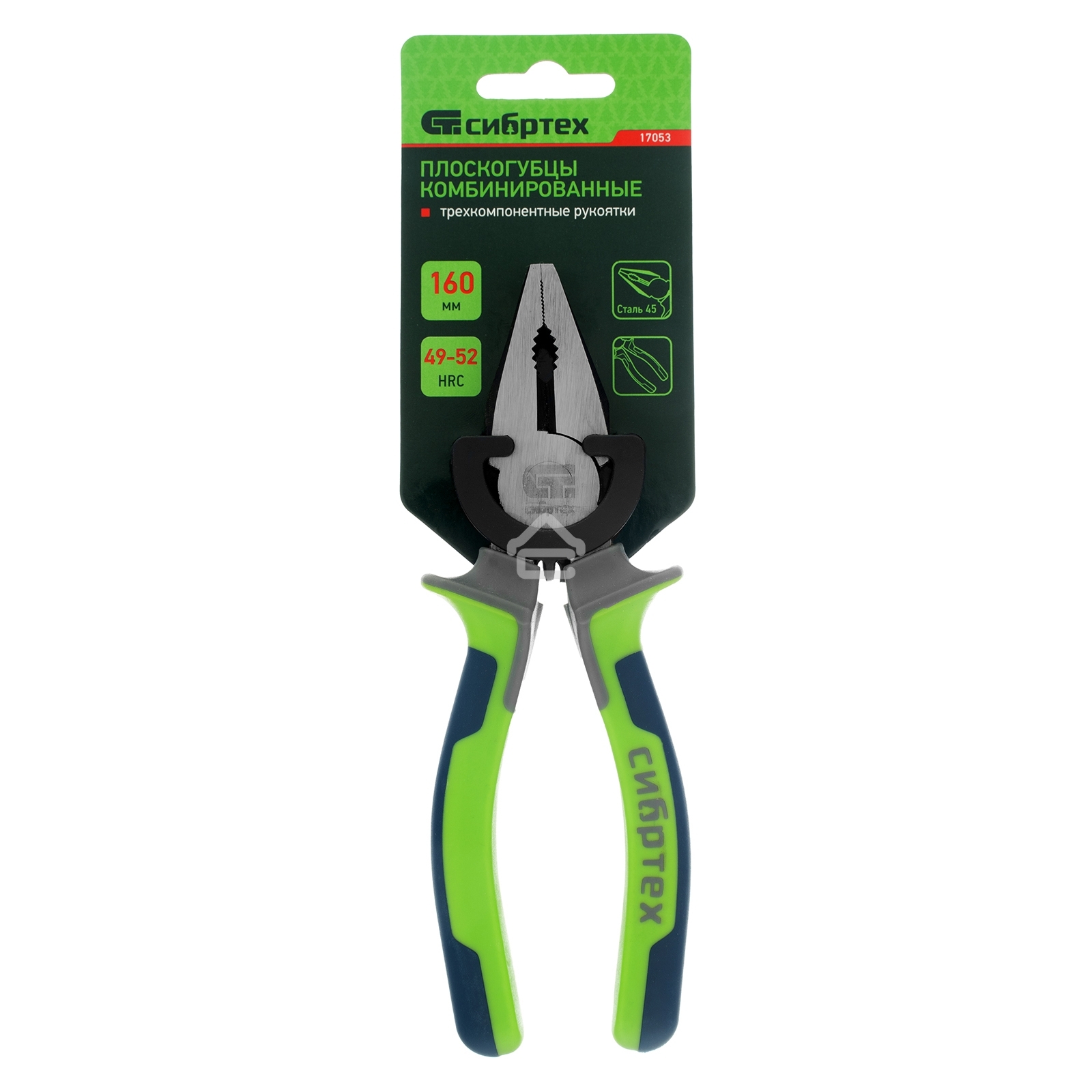 Плоскогубцы Сибртех комбинированные, 160 мм фосфатирование