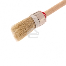 Кисть круглая MTX 82041 Профи №2 20 мм, натуральная щетина, деревянная рукоятка