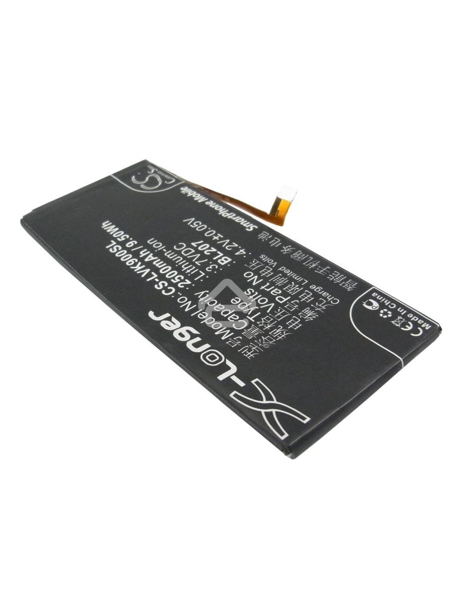 Аккумулятор CameronSinoCS-LVK900SL BL207 для Lenovo K9003.7V / 2500mAh / 9.50Wh