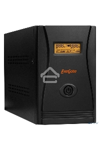 Источник бесперебойного питания ExeGate EP285484RUS SpecialPro Smart LLB-1000.LCD.AVR.C13.RJ.USB <1000VA/650W, LCD, AVR, 6*IEC-C13, RJ45/11, USB, black>