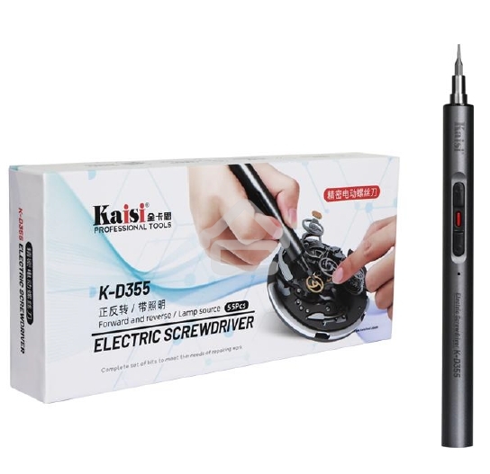 Отвертка электрическая с набором бит Kaisi K-D355
