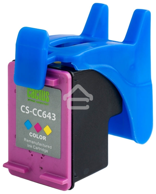Картридж струйный Cactus CS-CC643 №121 многоцветный (9 мл.) для HP DJ D1663/D2563/D2663/D5563/F2423/F2483/F2493/F4213/F4275/F4283/F4583/PS C4683/C4783