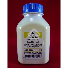 Тонер Samsung CLP 300/315/320/325/360/415/500/510/600/610/660/CLX3300/3305 Yellow, (фл.45г.) AQC фас. Россия
