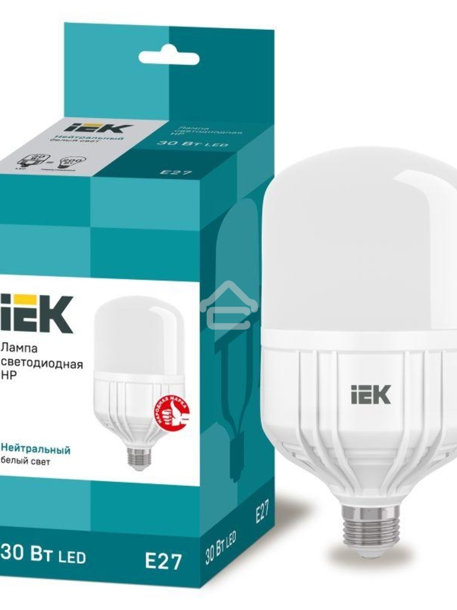 Лампа Iek LLE-HP-30-230-40-E27 светодиодная HP 30Вт 230В 4000К E27 IEK