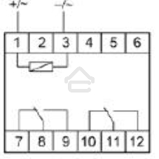 Реле промежуточное PK-2P/Un (монтаж на DIN-рейке 35мм 24В AC/DC 2х8А 2P IP20) F&F EA06.001.008