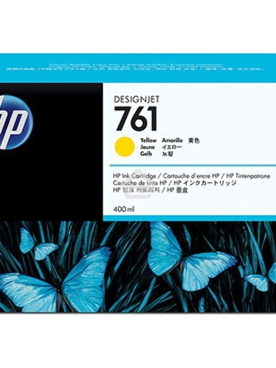 Картридж струйный HP №761 CM992A желтый для HP DJ T7100
