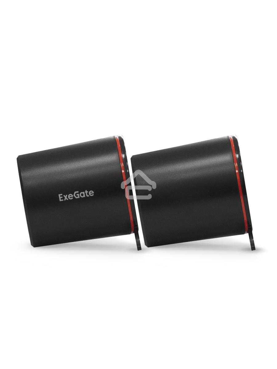 Акустическая система 2.0 ExeGate EX287051RUS Disco 150 (питание USB, 2х5Вт (10Вт RMS), 100-20000Гц, черный)