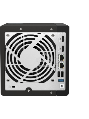 Сетевое хранилище SMB QNAP TS-453E-8G NAS, 4-tray w/o HDD. 2xHDMI-port. 4-core Celeron J6412 2-2.6 GHz, 8GB DDR,  2x2.5Gb LAN, 2 x M.2 2280 PCIe Gen 3 x2, 2x USB 3.2 Gen 2 (10Gbps) Port, 2x USB 2.0 port