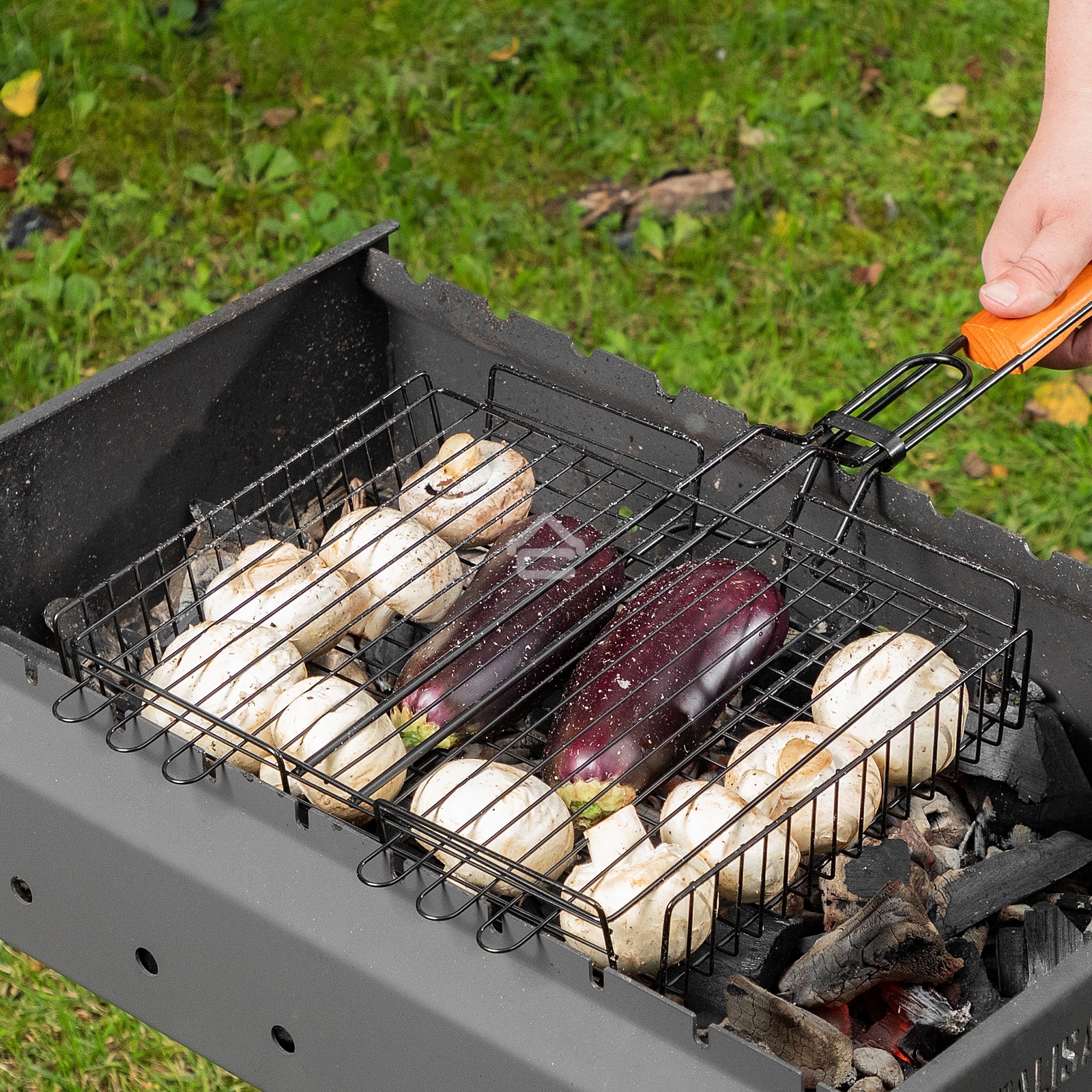 Решетка гриль 260х320х65мм объемная антиприг. Camping Palisad