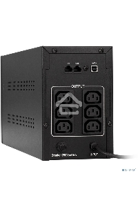 Источник бесперебойного питания ExeGate EP285484RUS SpecialPro Smart LLB-1000.LCD.AVR.C13.RJ.USB <1000VA/650W, LCD, AVR, 6*IEC-C13, RJ45/11, USB, black>