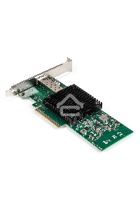 Сетевой адаптер ExeGate EXE-X520-DA1 (PCI-E x8 v3.0, порты 1xSFP+ 10Gb/s (10/5/2.5/1Gb/s, 100Mb/s), Server NIC Intel Chipset JL82599EN)