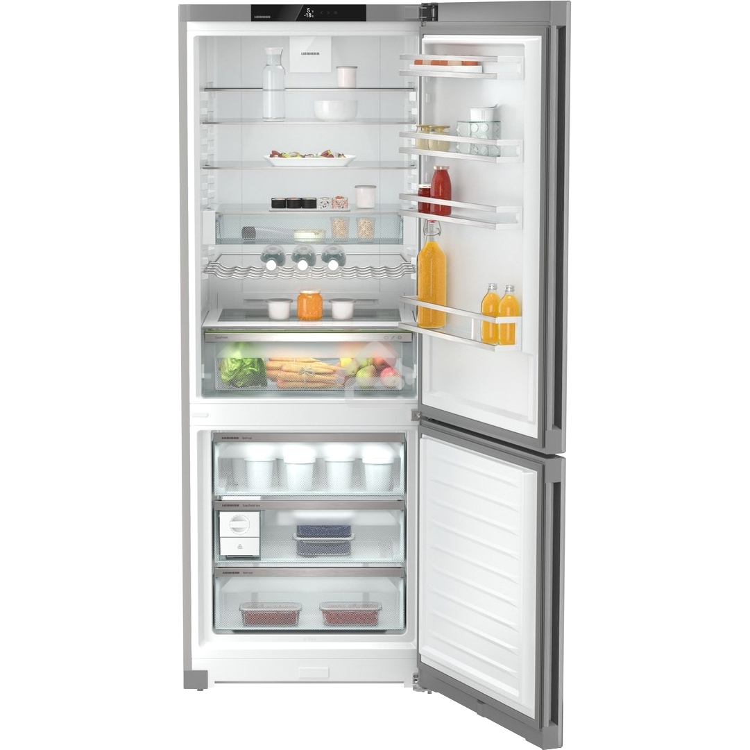Холодильник Liebherr CNsfd 7723-20 001 серебристый двухкамерный 346/128л морозилка снизу