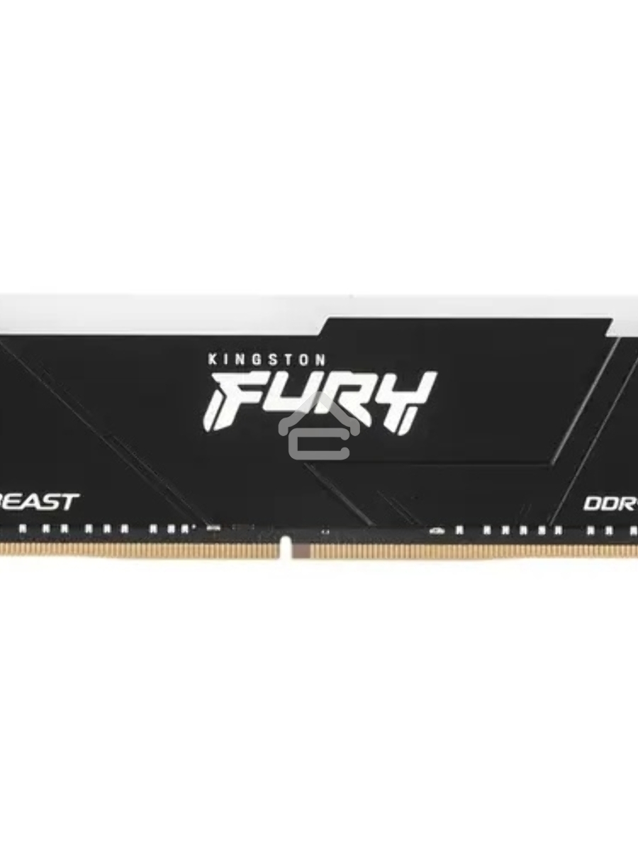 Оперативная память Kingston Fury Beast, DDR4, 16GB (1x16GB), 3600MHz, CL18, DIMM, с радиатором, RGB, черный