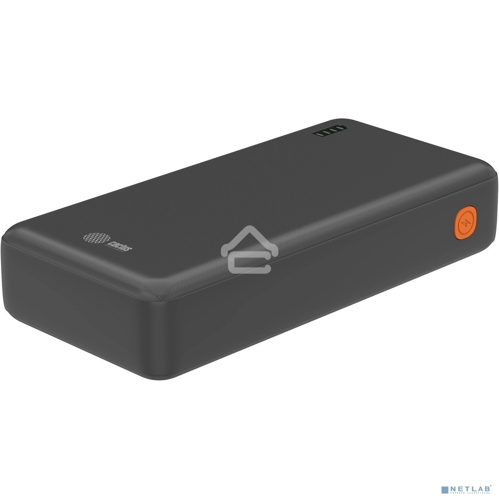 Портативный аккумулятор Cactus CS-PBFSDA-20000 20000mAh 4.5A USB-A/2xUSB-C черный