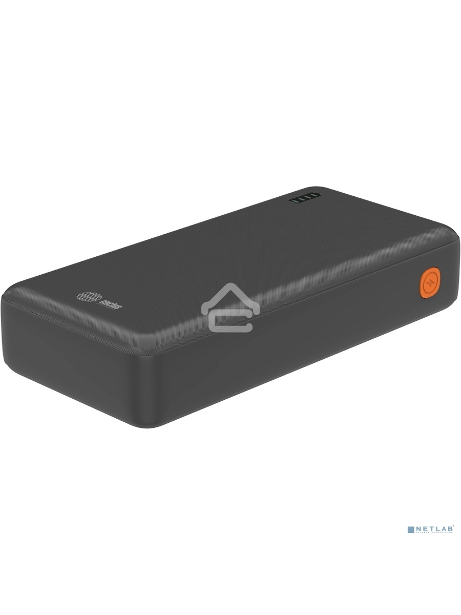 Мобильный аккумулятор Cactus CS-PBFSDA-20000 20000mAh 4.5A USB-A/2xUSB-C черный