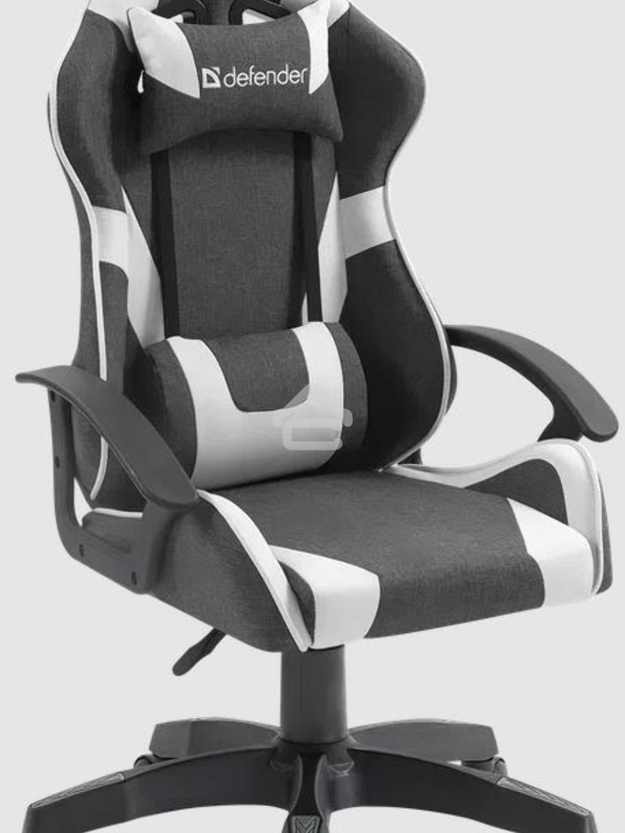 Кресло игровое Defender IBIS GREY/WHITE 64043