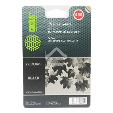 Заправочный набор Cactus CS-RK-PG440 черный (2x30мл) Canon MG2140/MG3140 Заправочный набор Cactus CS-RK-PG440 черный (2x30мл) Canon MG2140/MG3140