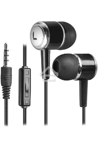 Наушники Defender Pulse 427 черный  вставки