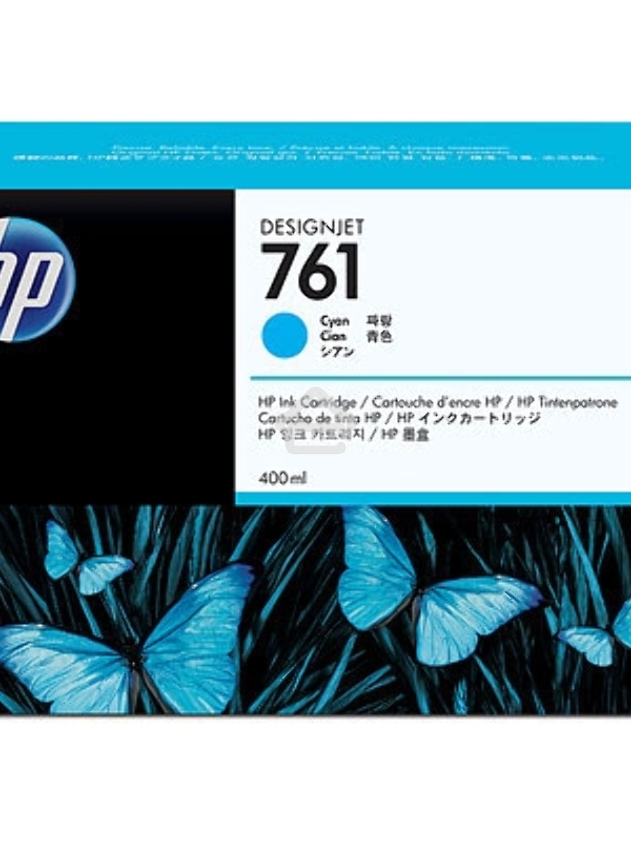 Картридж струйный HP №761 CM994A голубой для HP DJ T7100 (400мл)