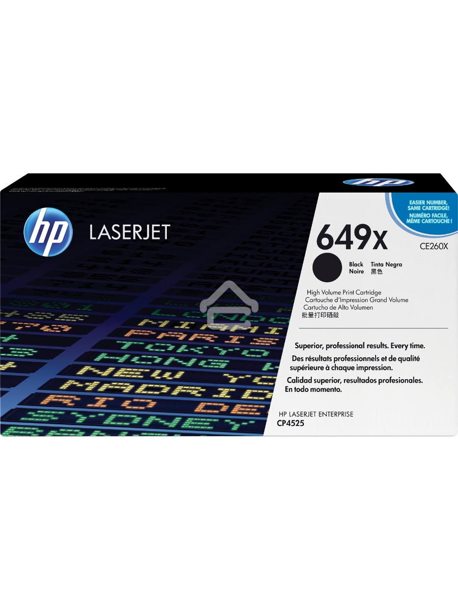 Картридж лазерный HP CE260X черный для CLJ CP4525 17000стр.