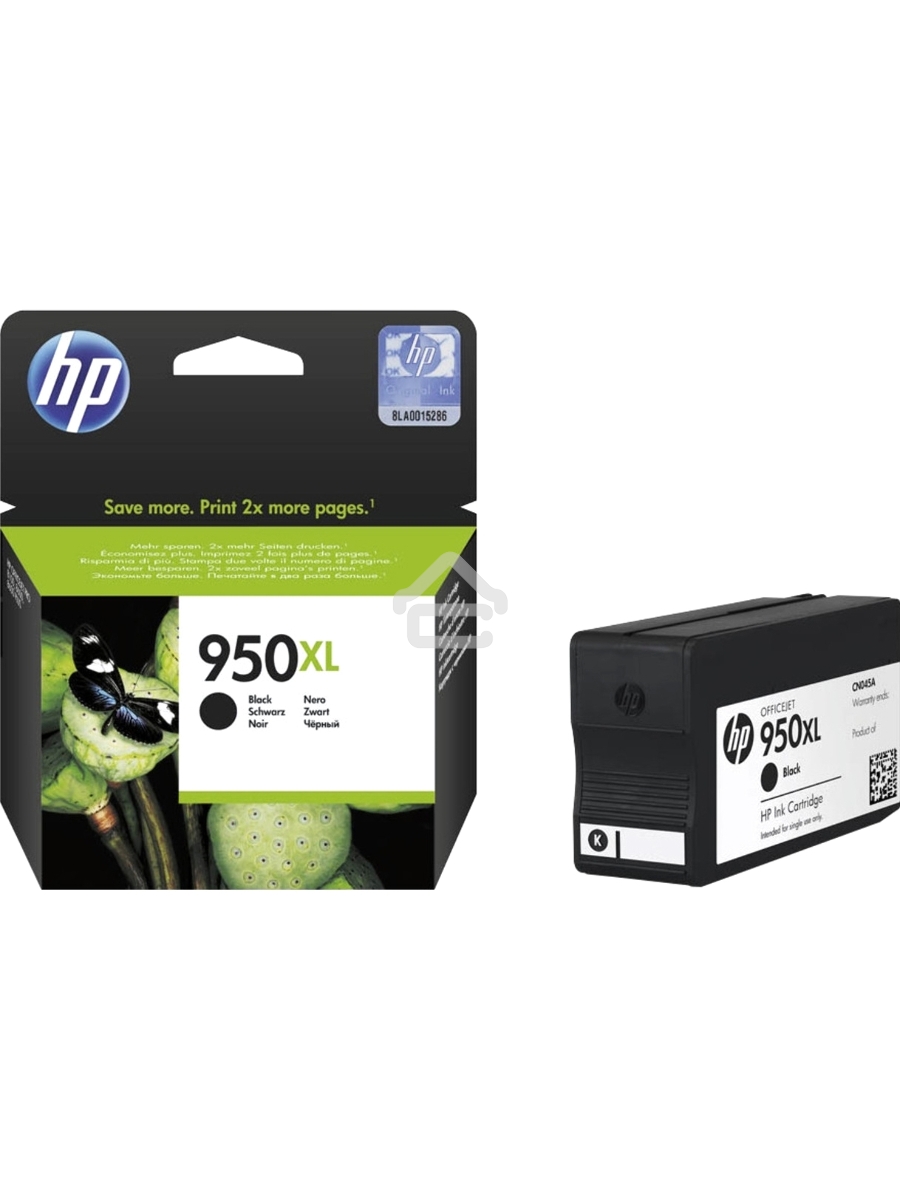 Картридж струйный HP 950XL CN045AE черный для HP OJ Pro 8100/8600 (2300стр.)